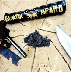 Black Beard Fire Starter Waterproof No Expiration Survival Gear Made in USA