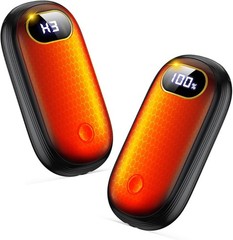 Rechargeable Hand Warmers w/ Flashlight, 17Hrs, Dual-Side, 4 Levels