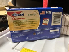 Diamond Strike On Box 2200 Count Wood Paper Kitchen Matches Camping Fireplace