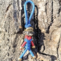 BSGB Paracord Beads Handcrafted Lanyards Super Mario Charms fit EDC Accessori…