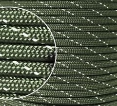 Paracord Rope, Reflective III Parachute Cord 7 Strand Core 550lb, 50ft Army