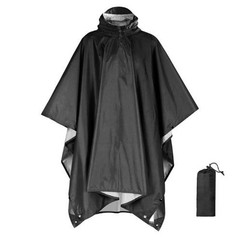 Tactical Rain Poncho Army Military Poncho Shelter Waterproof Ripstop Camping New