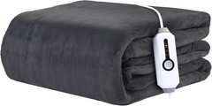 Electric Heated Blanket 62″x84″ Twin Size – 4 Heat Levels, 10H Auto Shut Off, Ul