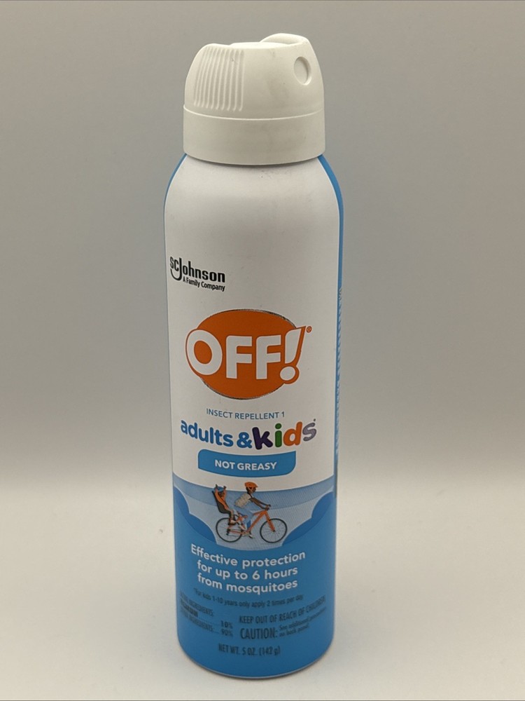 OFF! Insect Repellent Aerosol for Adults & Kids, Fragrance-Free Bug Spray 5oz