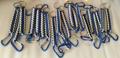 L@@K BRAND NEW WITHOUT TAGS, VARIOUS COLORS OF PARACORD KEYCHAINS