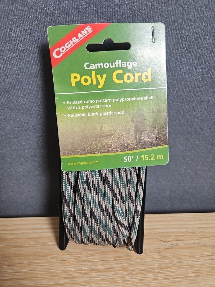 Coghlan’s 9050 Camouflage Poly Cord – 50′