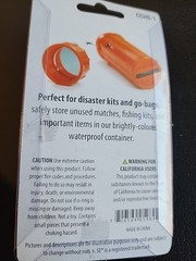 3 In 1 Waterproof Match Container . Qty 2