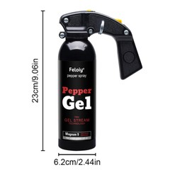 2 Pack Feloiy 16 oz. Bear Repellent Survival Spray Deterrent 35ft