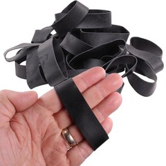 Black #94 Large Premium Outdoor Rubberbands .75 inch Extra Wide