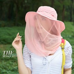 Head Net Hat Safari Sun Hat with Veil Mesh Protection Hand Wash Only