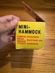 Mini Hammock Vintage Kmart Old Stock Box Super Strong 7Ft Snare Stretcher