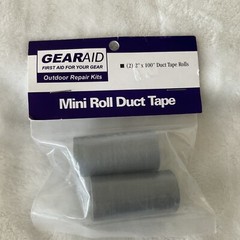 Mini Duct Tape Rolls – Camping, Travel, Medical, Cycling, Vehicle 2 Pack Gearaid