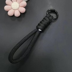 12cm Paracord Braided Woven Keychain Wrist Rope Phone Case Anti-lost Rope Strap