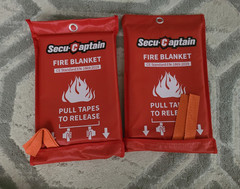 SecuCaptainq Emergency Fire Blanket 2 Pack