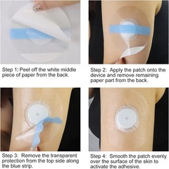60-Pack Waterproof Libre Sensor Covers – Hypoallergenic & Long-Lasting Adhesive
