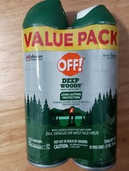 2–OFF! Deep Woods Insect Repellent V 6 oz per can