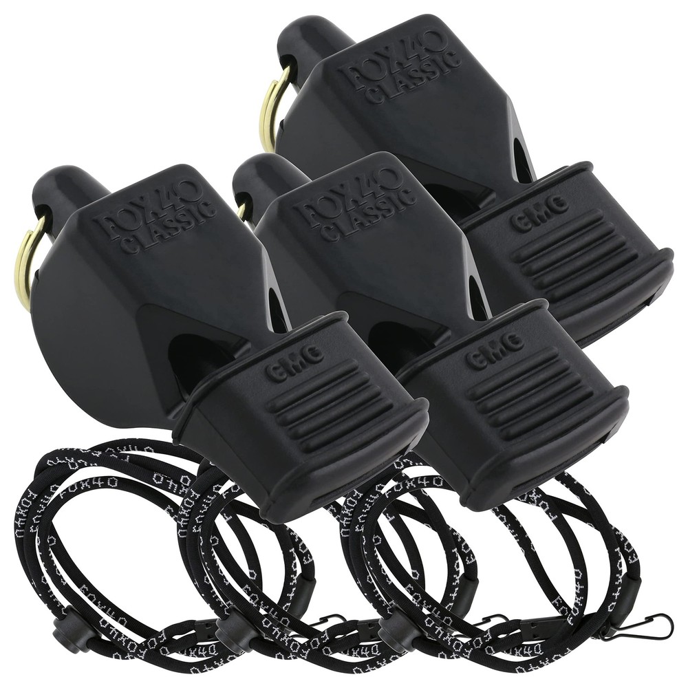 Classic CMG w/Breakaway Lanyard 3 Pack (Black) Pealess, 100dB, Coaching, Life…