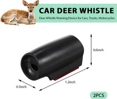 2 PCS Deer Whistles for Car Save Deer Warning Whistle with Waterproof 2pcs