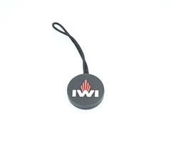 IWI ISRAELI WEAPONS INDUSTRIES ZIPPER PULL/ZIPPER TAB HK PVC PROMO LOGO OEM IWI