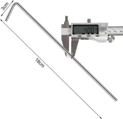 Oligei 45 Pack Tent Stakes, Stakes for Outdoor Decorations, 45 pack