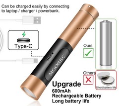 Electronic Whistle with LED Flashlight – Rechargeable Handheld Whistle, Adjus…