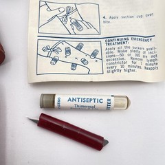 Vintage Cutter Compak Snake Bite Kit Suction Medical Emergency First Aid 1960s