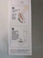 4Patriots Sun Kettle Solar Power Water Heater Boil Water Sun Power Camping New