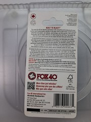 Fox 40 Sonik Blast CMG Whistle w/Lanyard ~ Official Coach Safety Alert Rescue