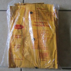 DuraWear PVC Rainsuit – Nonconductive – Yellow – 4XL – Jacket,Pants,Hood (B 7)