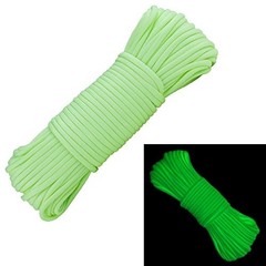 Glow in the Dark Zesty 550lb Paracord – 21 Strand Luminous 25 feet Green Goblin
