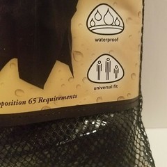 Bass Pro Shops Adult PVC Poncho Waterproof One Size Fits Most 50″x80″ Raincoat