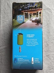Thermacell Patio Shield Mosquito Repellent System 15ft zone (No spray, Scent…