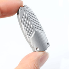 Titanium Safety Whistle Emergency Whistle Necklace Outdoor Hiking Survival EDC