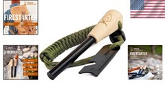 Multi-Function Ferro Rod Fire Starter with Striker – Waterproof & Durable Gear