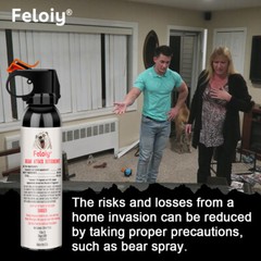 2 Pack Feloiy Bear Spray 11oz Powerful Stream Strongest Legal Formula