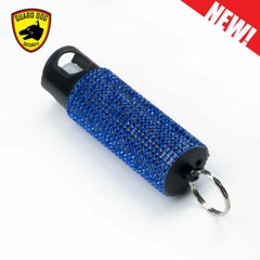 New Jeweled Cary Case Bling It On Keyring Women Self Defense OC 18% Pepper Spray