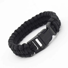 Outdoor Adjustable Paracord Survival emergency Rope Bracelet