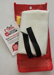 Mart Cobra Emergency Fire Blanket for Home and Kitchen 40” x 40”