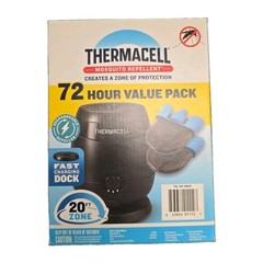 Thermacell E95 Mosquito Repellent, Fast-Charging Dock, 72hr Value Pack 20ft Zone