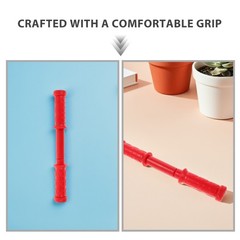 2Pcs Durable Plastic Rocking Horse Handles Universal Toddler Toy Replacement Red