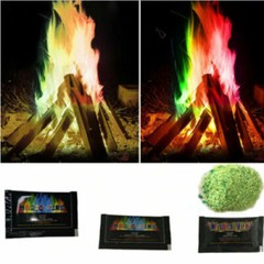 Flame Mystical Fire Magic Colorful Powder 10G Camp Outdoor Halloween Party-1pack