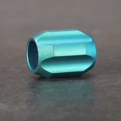 Colorful Titanium Alloy Knife Beads Pendant Outdoor Knife Lanyard Gear EDC