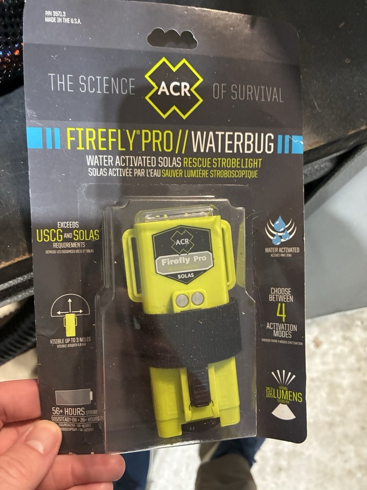 ACR Firefly Pro Waterbug Solas Brand New In Box