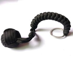 Paracord Monkey Fist Style Keychain Outdoor Hiking Accessory