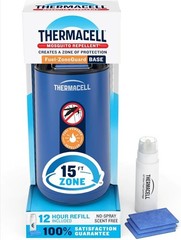 Thermacell Fuel-ZoneGuard Base Patio Shield Mosquito Repeller, Royal Blue
