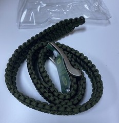 NEW Stone River Gear 550 Lb. Survival Paracord Belt Green Small Waist 28-32