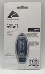 Ozark Trail 4 Function Whistle Compass Magnifier Thermometer Outdoor Equipment