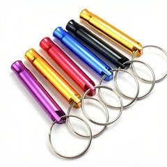 Rustproof Survival Equipment Aluminum Alloy Whistle for Survival Lifesaving