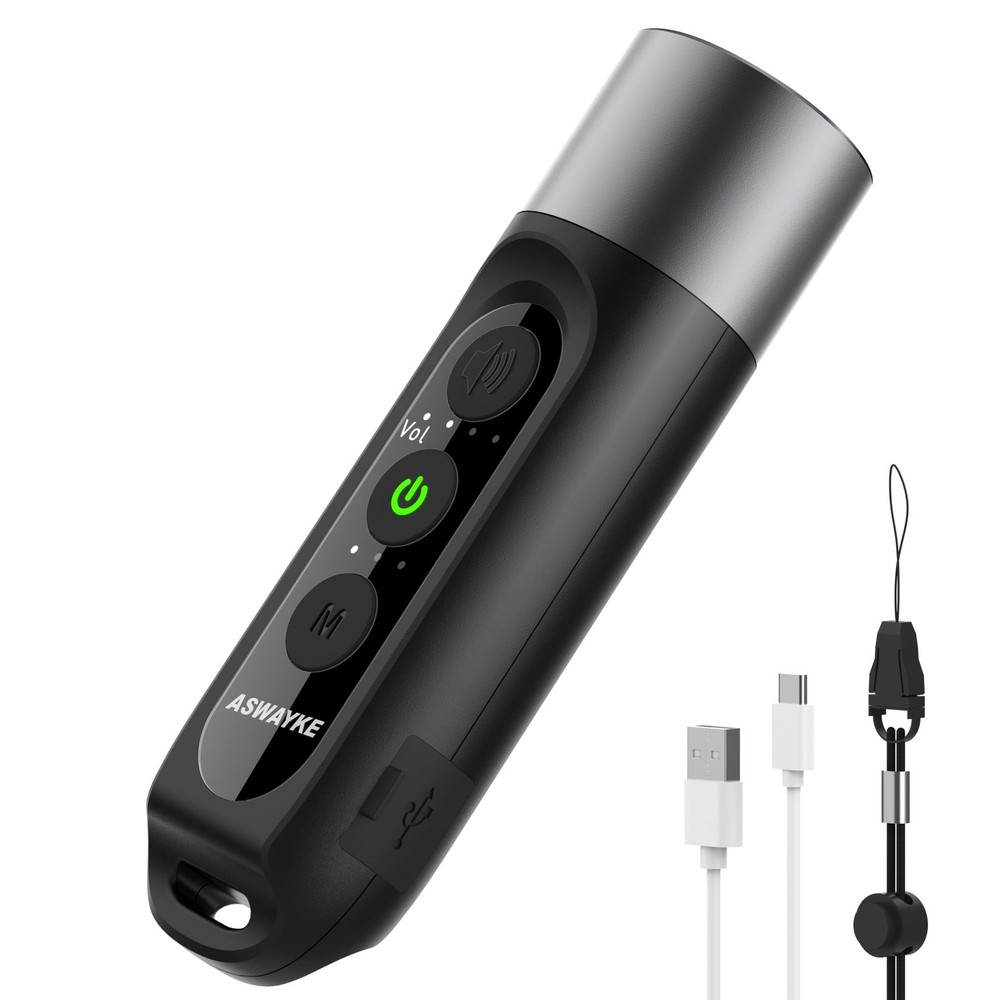 Electronic Whistle Highest IPX5 Maximum Sound 125db Battery 1000mAh Black for…