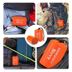 Emergency Sleeping Bag, Survival Sleeping Bag, Survival Bivy Bag First Aid Rescue…